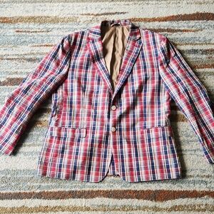 Ralph Lauren Multicolor Plaid Blazer